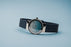 Ladies' Classic Polished Silver Blue Glitter 10126-3073