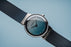 Ladies' Classic Polished Silver Blue Glitter 10126-3073