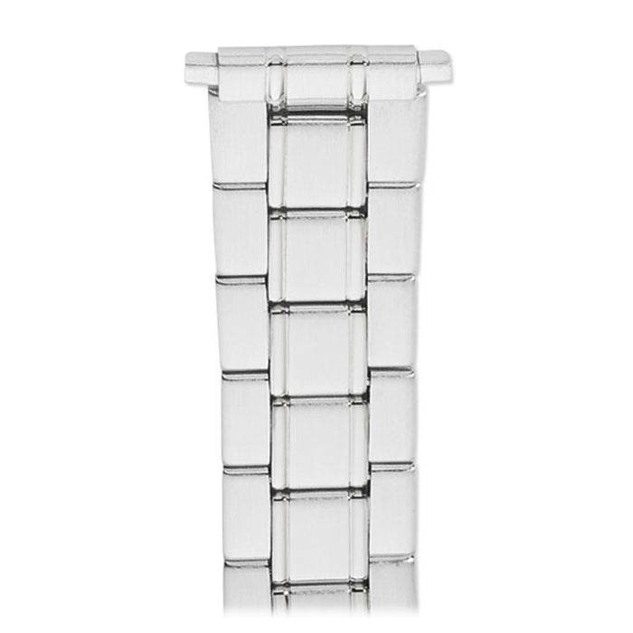 Speidel Men's 18-22MM Wrapped Link Straight Adjustable End with Removable Links for Sizing in Silver, Gold and Dual Tone - Time After Time Watches