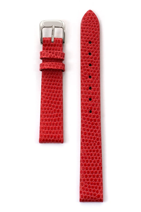 Speidel Ladies Lizard Grain Band in Black, Brown, Red, White, Blue - Time After Time Watches