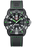 This watch is a unique twist on a distinct Luminox design. The green stitching on the black band pairs beautifully with the green accents on the case and the green hands. The numerals are all emboldened for maximum readability while the day date is subtly in place of the 3 hour marker.