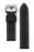 Speidel Men's Wide Contrast Stitched Calfskin Leather Watchband in Black and Brown - Time After Time Watches