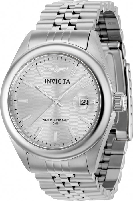 Ladies' Invicta Aviator Silver Dial Stainless Steel