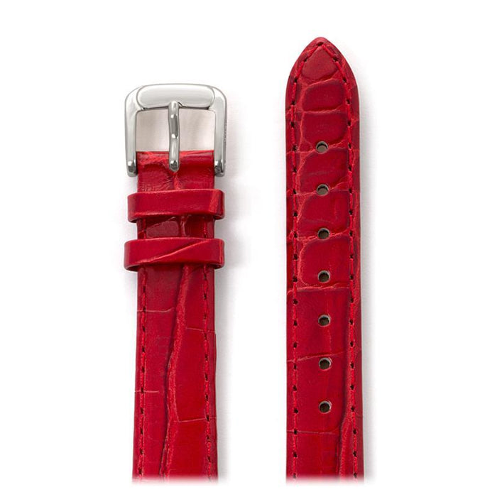 Speidel Ladies Alligator Grain Band in Black, Brown, Red , Green - Time After Time Watches