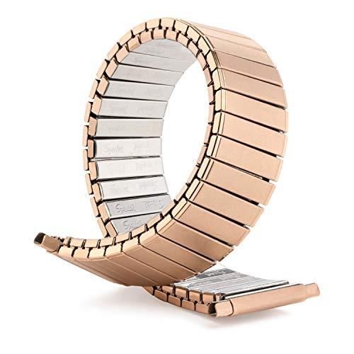 Mens Expansion Watch Band Twist O Flex Adjustable End 16mm 22mm Speidel Time After Time