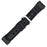 Speidel PVC Replacement Black Watch Band in 22mm - Time After Time Watches