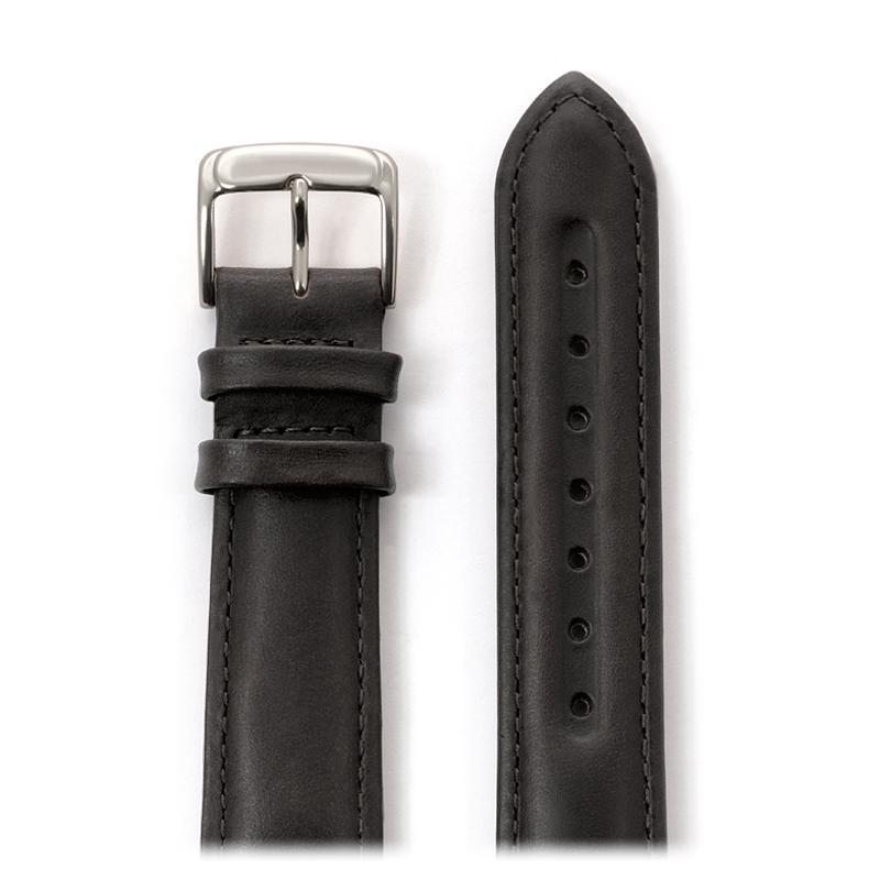 Men's Oiled Leather Band in Black and Brown