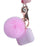 FASHION APPLE AIR POD CASE PROTECTOR WITH DECORATIVE POM POM FUR BALL