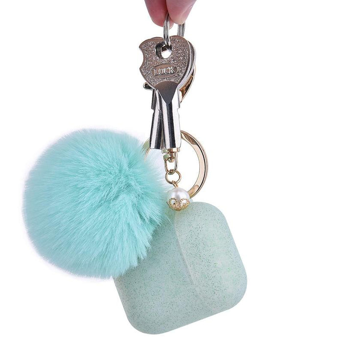 Speidel FASHION APPLE AIR POD CASE PROTECTOR WITH DECORATIVE POM POM FUR BALL - Time After Time Watches