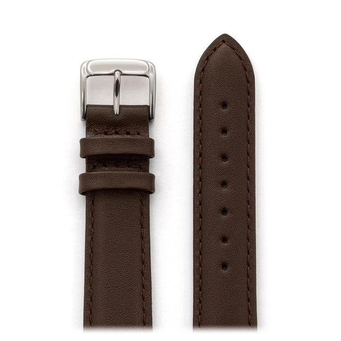 Speidel Men's Stitched Calfskin Leather Band in Black, Brown, Navy and Gray - Time After Time Watches