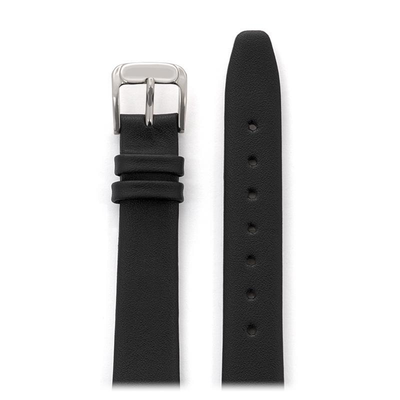 Speidel Ladies Classic Calfskin Leather Band in Black - Time After Time Watches