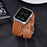 Speidel Brown Leather Double Tour Watchband for Apple Watch - Time After Time Watches