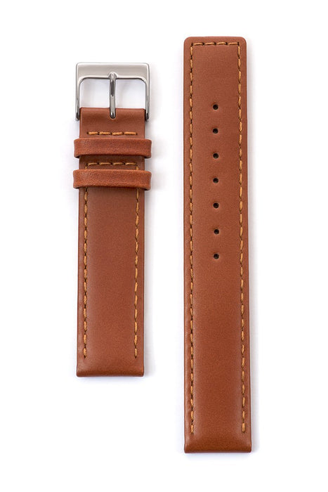 Speidel Men's Square Tip Padded Oiled Leather Band in Black, Brown and Honey - Time After Time Watches