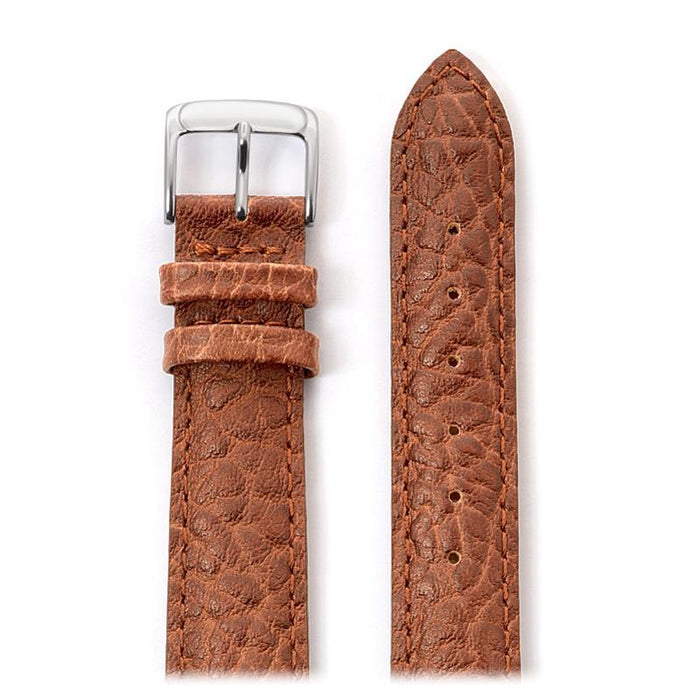 Men's Heavy Texture Buffalo Grain Watchband