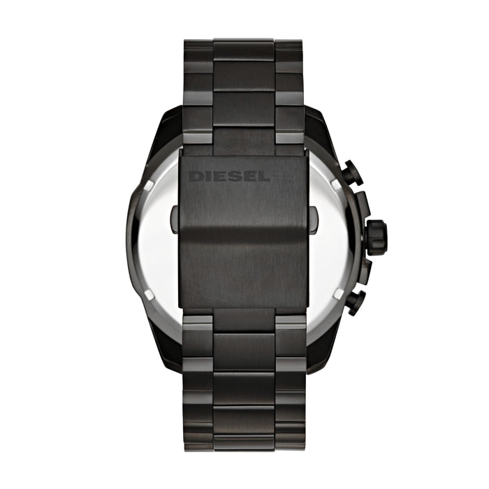 Mega Chief Mirror Dial Black Bracelet