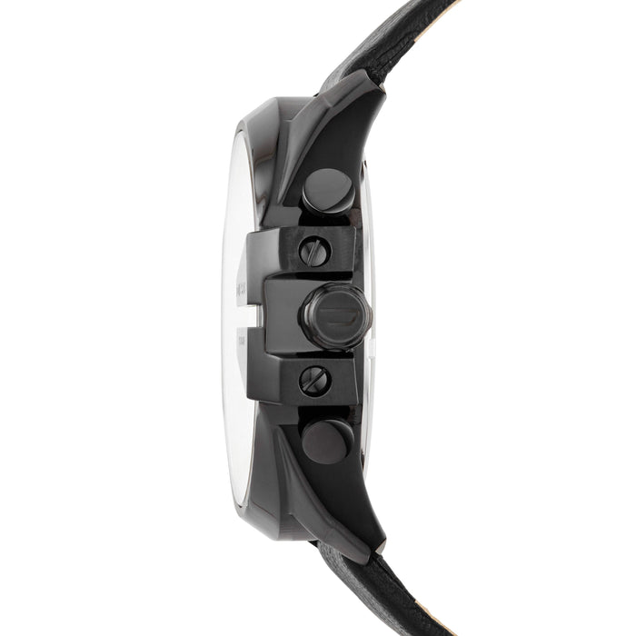 Diesel Mega Chief Mirror Dial Black Case Black Strap - Time After Time Watches