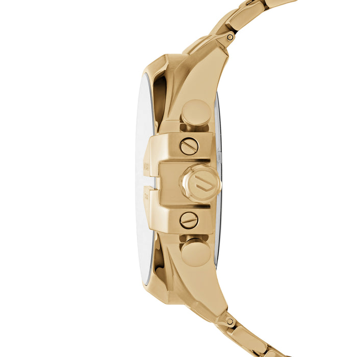 Diesel Mega Chief Gold Dial Gold Bracelet - Time After Time Watches