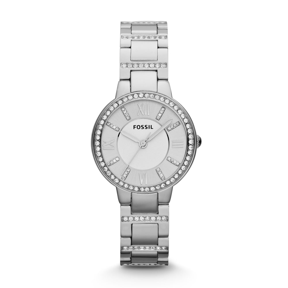 Fossil Virginia Small Glitz Indexes Glitz and Silver Bracelet