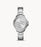 This vanilla-styled Izzy watch by Fossil brings an elegant touch for times that demand something extra. More. This is a timepiece that makes you feel good, be it any time of the day. Its true sophistication makes it an essential part of a discerning lady’s wardrobe connected to high places. The boyfriend-inspired round face has been paired to an utterly feminine steel bracelet.