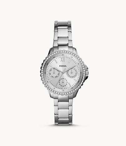 Fossil women's silver watches deals