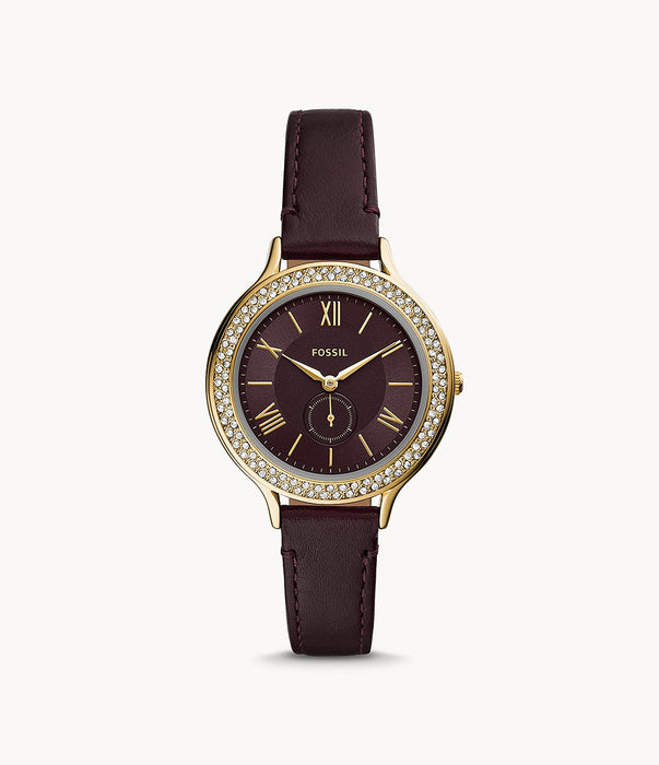 Fossil Neomi Three Hand Brown Leather Watch ES4953