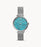 Kalya Three-Hand Stainless Steel Mesh Watch