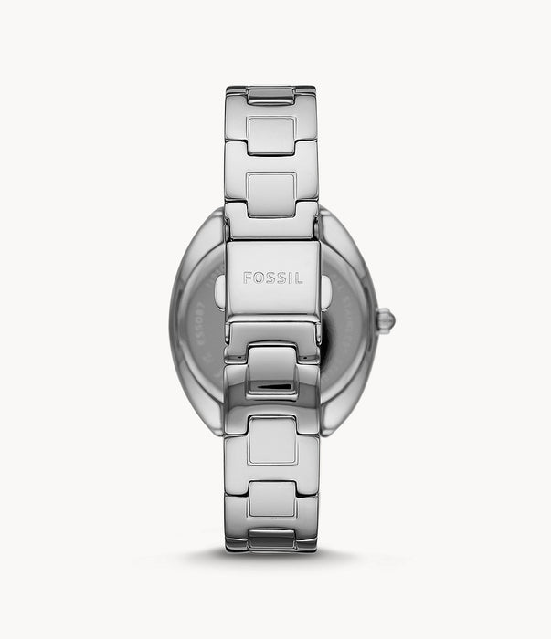 Gabby Three-Hand Date Stainless Steel Watch