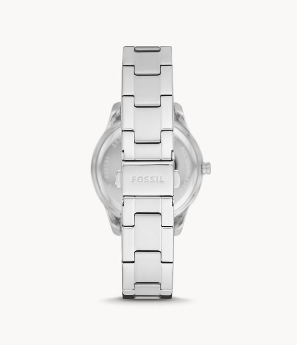 Fossil Stella Three-Hand Date Stainless Steel Watch ES5130 - Time After Time Watches