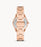 Stella Three-Hand Date Rose Gold-Tone Stainless Steel Watch