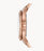 Stella Three-Hand Date Rose Gold-Tone Stainless Steel Watch