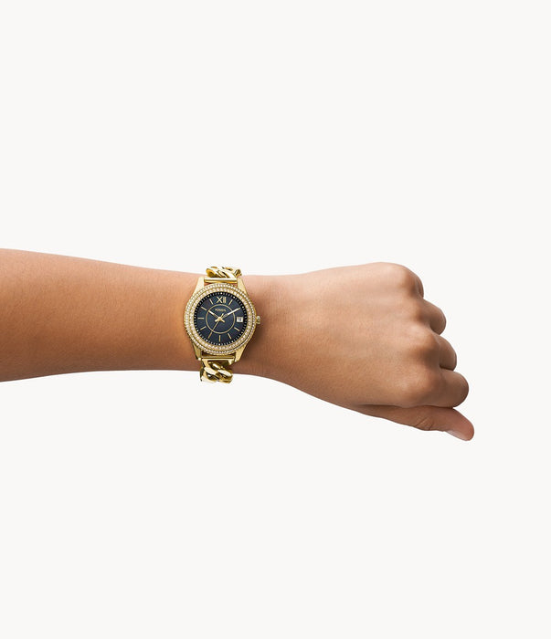 Stella Multifunction Gold-Tone Stainless Steel Watch