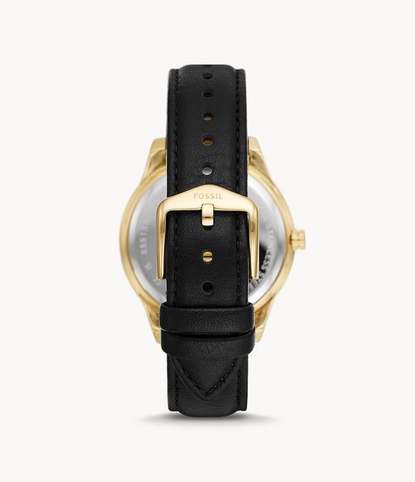 Fossil Stella Multifunction Black Eco Leather Watch ES5135 - Time After Time Watches