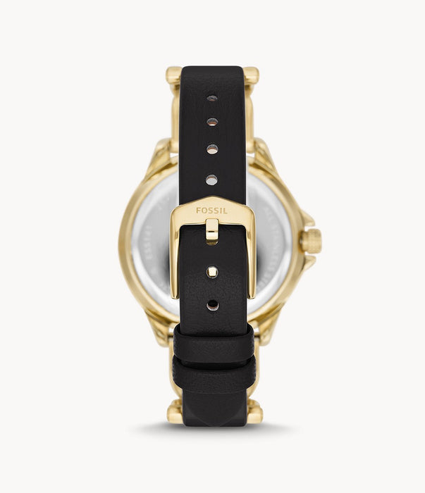 Fossil Sadie Multifunction Black Eco Leather Watch ES5140 - Time After Time Watches