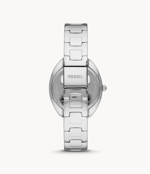 Gabby Three-Hand Date Stainless Steel Watch