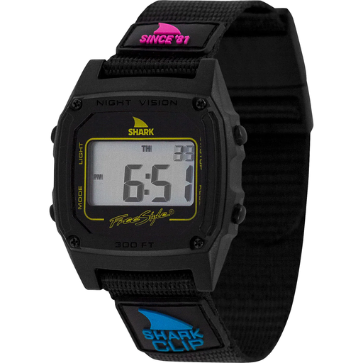 Freestyle Shark Classic Clip- Since `81, Primary Black - Time After Time Watches