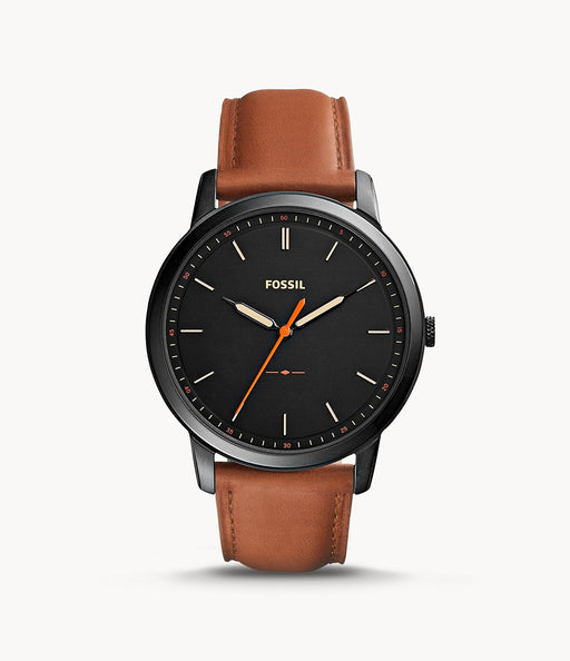 Fossil The Minimalist Slim Three-Hand Light Brown Leather Watch - Time After Time Watches