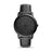 Fossil The Minimalist Two-Hand Black Leather Watch
