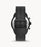 Fossil Bronson Chronograph Black Eco Leather Watch - Time After Time Watches