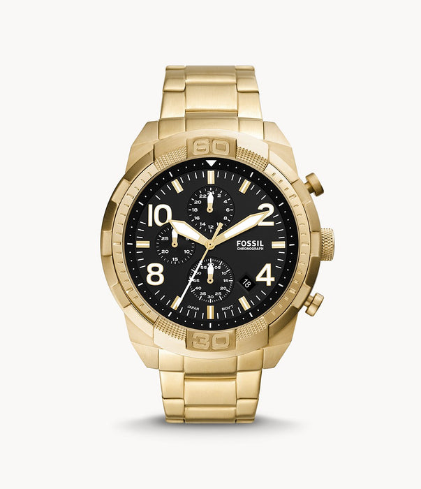 Bronson Chronograph Gold-Tone Stainless Steel Watch — Time After Time