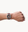 Machine Chronograph Burgundy Eco Leather Watch