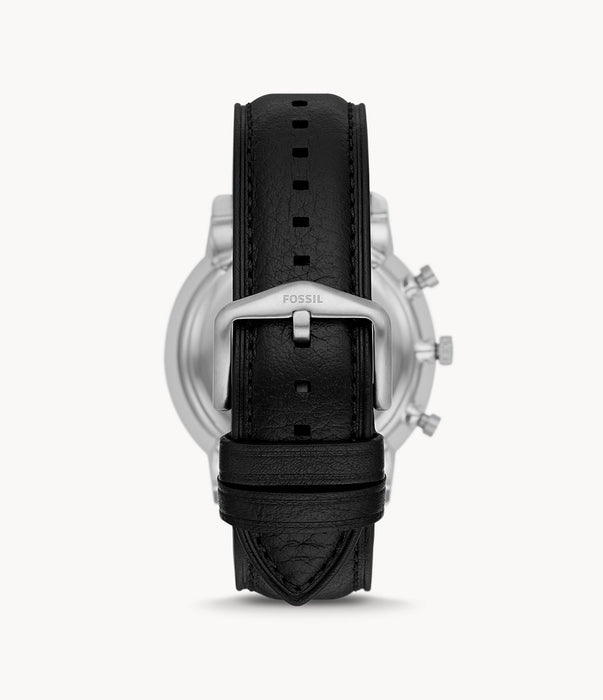 Neutra Chronograph Black Eco Leather Watch