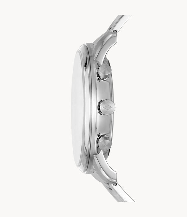 Minimalist Chronograph Stainless Steel Watch Time After Time