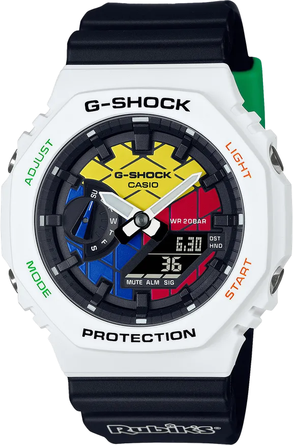 RUBIK'S x G-SHOCK GAE2100RC-1A