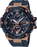 The tricolor color scheme adds a bold statement of style and fashion to an otherwise large faced, smooth strapped classic G-Shock design. The metallic hands accent the metallic parts of the case and the metallic blue parts add a nice splash of color as well.
