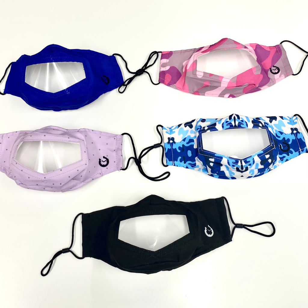 Face Masks with Clear Window — Time After Time