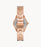 Fossil Stella Automatic Rose Gold-Tone Stainless Steel Watch ME3211 - Time After Time Watches