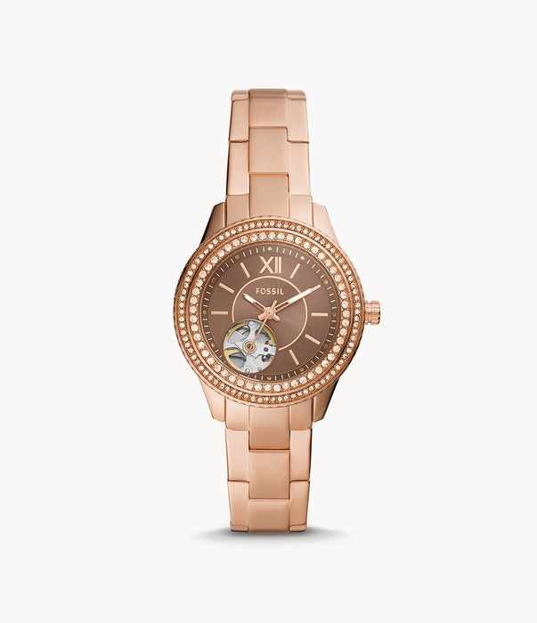 Stella Automatic Rose Gold-Tone Stainless Steel Watch