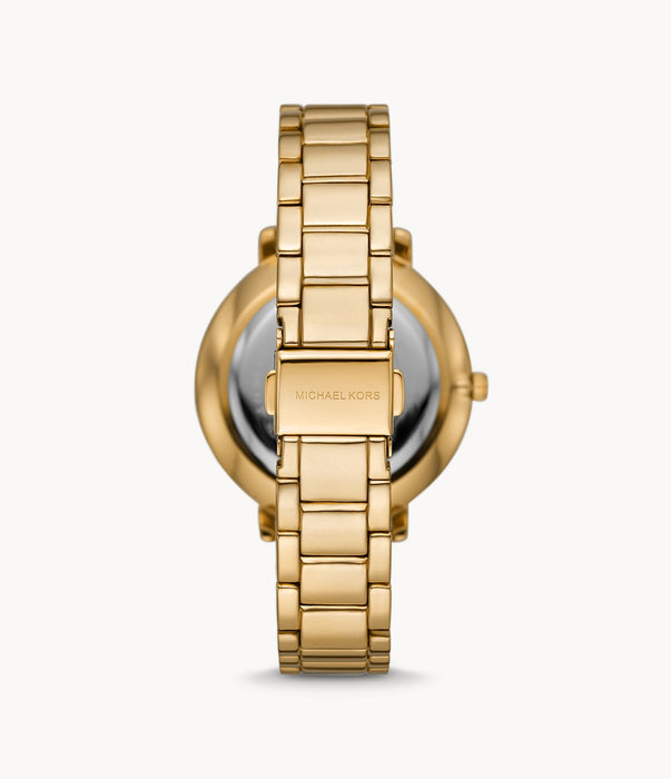 Pyper Pavé Gold-Tone Logo Watch