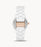 Michael Kors Ritz Three-Hand White Ceramic Watch