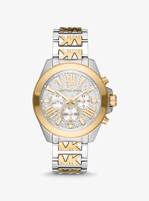 Oversized Wren Pavé Two-Tone Watch